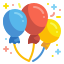 Birthday deco icon